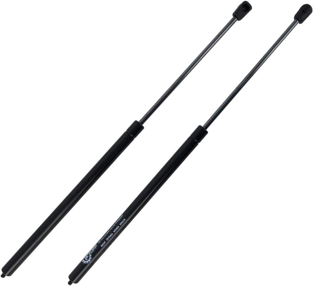 Rugged TUFF RT450007 Hood Lift Supports Struts Gas Springs Shocks Compatible with Mercedes Benz 2001-2007 C-Class, 2003-2009 CLK-Class Pack of 2