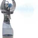 O2COOL Deluxe Handheld Battery Powered Water Misting Fan (Grey)
