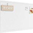 Fluxynara Felt Bulletin Board, 35.4"x23.6", Minimalist Gray