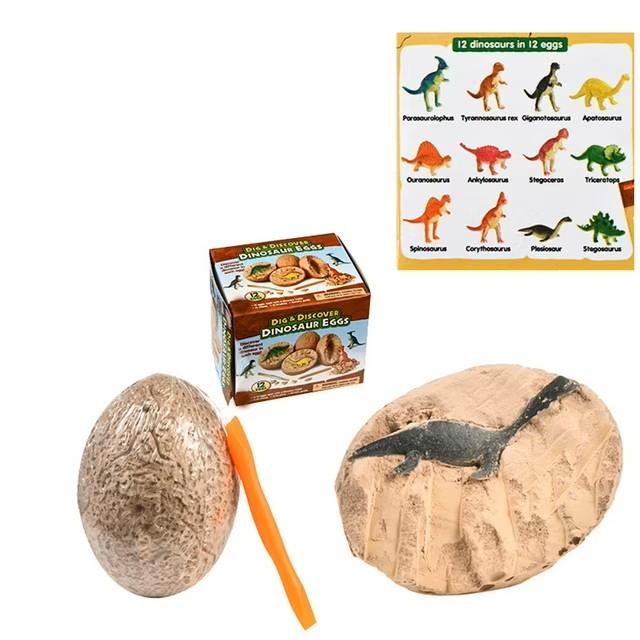 Dino Eggs Excavation Dinosaurs Fossil Dig Up Kit Archaeology Science Gift