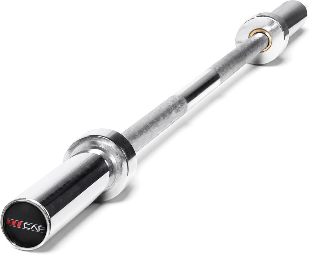 CAP Barbell 2-Inch Olympic Barbell Bars | 5 ft, 6 ft, & 7 ft | Multiple Options