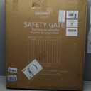 Grownsy Baby Gate for Stairs- No Bottom Bar, 29.8 to 43.5 for Child and Pet, Dog Gate with Auto-Close & One-Hand Operation, Hardware-Mounted (Drill Needed) Installation for Doorways and Indoor Use