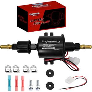 Electric Fuel Pump 12V Electric Transfer for Universal Low Pressure Gas Diesel Fuel Pump 3-6psi HEP-02A For Lawn Mower Carburetor Cars Trucks Boats