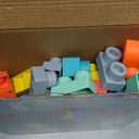 Baby Soft Blocks Building Block Toys, Blocks for Babies 6 Months and Up STEM Educational Toddler Gifts, Soft Rubber Baby Blocks 12-18 Months Big Building Blocks Sensory Toys, 70PCS