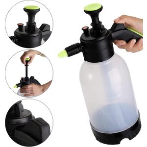 Suwimut 1 Pack 0.5 Gallon Hand held Garden Sprayer Pump Pressure Water Sprayers, Multi-Purpose Hand Sprayer for Lawn, Garden, Safety Valve Adjustable Nozzle