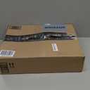 Broom and Dustpan Set, Broom with Dustpan Combo Set for Home 52-in Long Adjustable Handle Dustpan Teeth to Clean Hair for Home Office Kitchen Lobby (Small, Small-white and Grey)