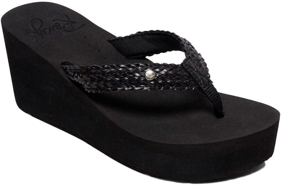 Roxy Women's Mellie Sandals (10, Black)