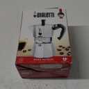 Bialetti Moka Express Iconic Italian Stovetop Espresso Maker (Natural Silver, 6 Cups)