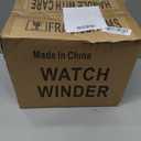 Double Watch Winder for Automatic Watches, Wooden Automatic Watch Box with Dual Independent Control, Ultra-Quiet Sleeping Motor, Soft Pillow & Blue LED, Gift for Men & Watch Lovers