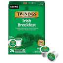 Twinings Irish Breakfast Black Tea K-Cup Pods for Keurig, 24 Count (Pack of 1), Robust, Strong, Bold Flavour, Caffeinated, Enjoy Hot or Iced (EXP 08/25/28)