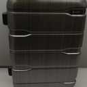 Coolife Luggage PC+ABS Hardshell Suitcase with TSA Lock, Spinner Carry On LightweightCharcoal, 20in