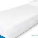 Twin Size Mattress Protector - 100% Waterproof, Hypoallergenic - Premium Fitted Cotton Terry Cover White