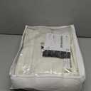 KASENTEX King Size Comforter Set 3 Piece,Seersucker Breathable Fabric,Lightweight Fluffy Down Alternative,Box Stitch Quilting, All Season Machine Washable with 2 Pillow Shams, White