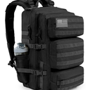 50L Military Tactical Backpack Large Day Backpack for Men Molle Army 3 Days Assault Pack Bug Out Bag Water Resistant and Heavy Duty Hiking Treeking Rucksack - Black