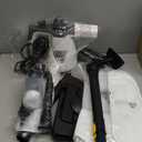 Spurgehom Handheld Steam Cleaner, Portable Steamer with Mop, 350ml Large Capacity,16-Piece Accessory Set for Floor, Car, Carpet, Upholstery, Couch, Tile, Windows Cleaning