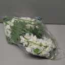 White Delphinium Artificial Flowers,8PCS Long Stem Silk Larkspur Flowers 33.5'' Faux Delphinium Stems for Tall Vase Home Wedding Table Decor(White)