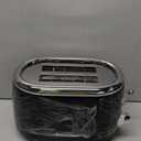 Mueller Retro Toaster 2 Slice with 7 Browning Levels and 3 Functions: Reheat, Defrost & Cancel, Stainless Steel Features, Removable Crumb Tray, Under Base Cord Storage, Black