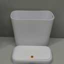 Joybost Bathroom Small Trash Can with Lid,10L / 2.7 Gallon Slim Garbage Bin Wastebasket with Press Top Lid for Bedroom,Rv,Office,Kitchen,Craft Room