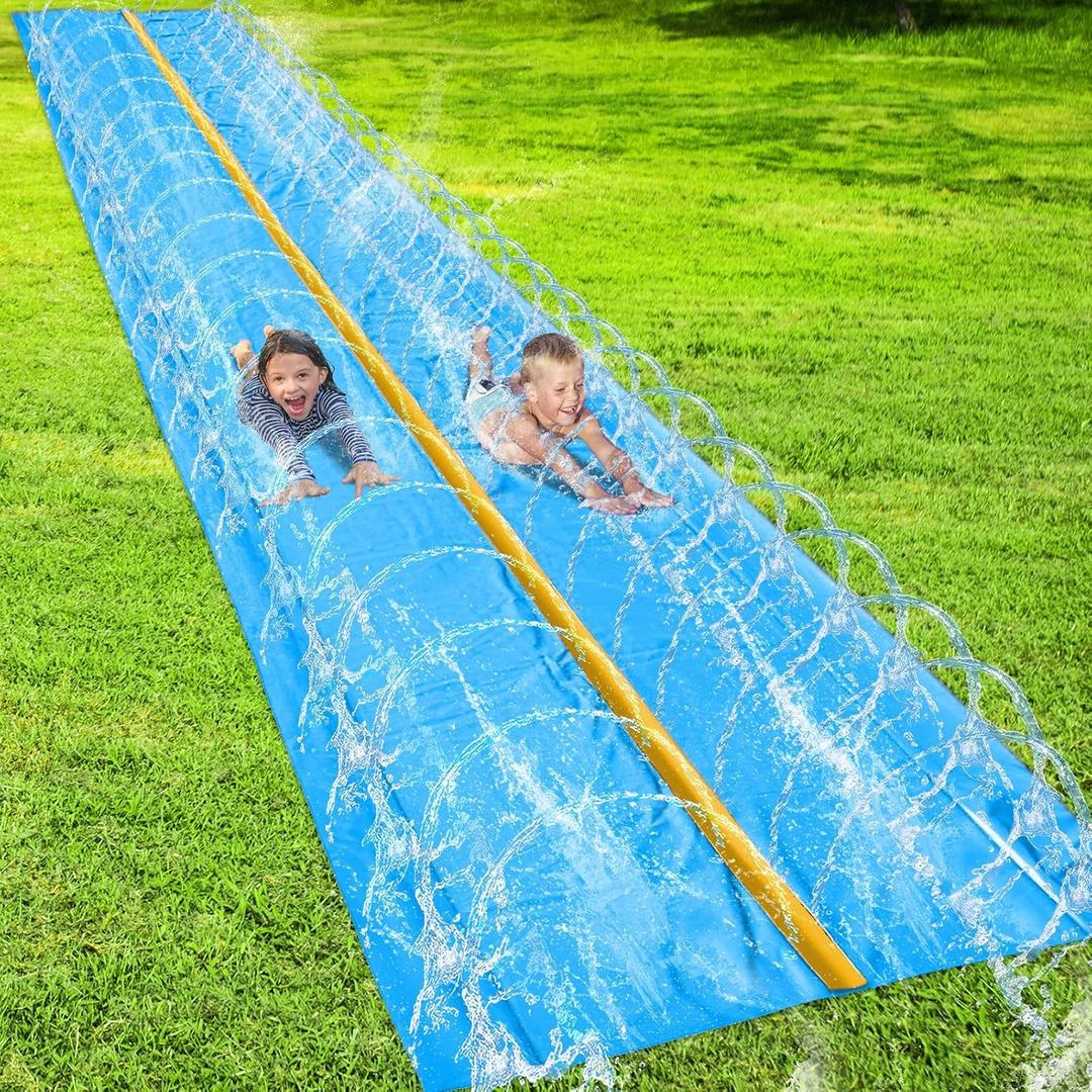 stargo 18 x 5 ft - Slip and Slide, Water Slides for Kids - Backyard waterslide for Kids, Outdoor Fun Summer Water Toys, Water Activities for Kid and Adults for Backyard Fun, Ages 4-8, 5, 6, 7, 8-12 +