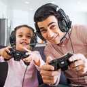 BENGOO G9000 Stereo Gaming Headset for PS4 PC Xbox One PS5 Controller, Noise Cancelling Over Ear Headphones with Mic, LED Light, Bass Surround, Soft Memory Earmuffs for Laptop Mac - Black