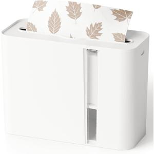 Yieach Touchless Paper Towel Dispenser for Countertop,Home,Bathroom and Kitchen,White Commercial Multifold Paper Towel Dispenser for Z-fold,Folded,Trifold,Napkin,C fold,Tri Fold Hand Towels Holder