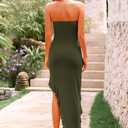 PRETTYGARDEN Summer Wedding Guest Dresses for Women 2026 Spring Cocktail Prom Graduation Bodycon Backless Elegant Midi Dress (Green, S)