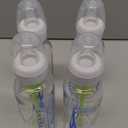 Dr. Brown's AntiColic Options+ Narrow Glass Baby Bottle with Level 1 Slow Flow Nipple, BPA Free, 8 oz/250 mL, 0m+, 4Pack