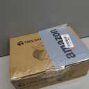 TOOLSPACE Cordless Electric Grill Brush, Rechargeable Grill Cleaner with 2PCS 360 Rotating Brush Heads, 700 RPM Powerful Cleaning for Outdoor Grills, Griddles & Barbecues (Red Black)