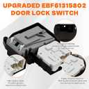EBF61315802 Washer Door Lock Switch Assembly - Exact for L.G Front-Load Washers & Ken-More 796-series Washing Machine,Replace EBF62534401 2667085 AP5672154 PS7792232 EAP7792232 by TOMOON