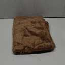 Extra Soft Body Pillow Cover, Sherpa/Microplush Material, 20x54 Inches, Zipper Closure (Coffee)