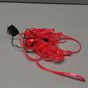 El Wire Pink Interior Car LED Strip Lights, 10M Neon Wire USB 5V with Fuse Protection for Automotive Interior Decoration, with 6mm Sewing Edge