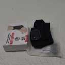 Cordless Foot and Ankle Massager for Pain Relief, 3000mAh Rechargeable Ankle Heating Pad with Massage, Foot and Ankle Massager for Circulation and Pain Relief, Heated Ankle Brace Wrap, Black