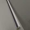 High-Quality Aluminum T-Astragal for Your Double Doors/French Doors for More Door Protection and Security Upgrade, inswing and outswing Double Doors-for Commercial - Residential use (80 inch White)