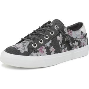 Blowfish Malibu Women's Martina Sneaker (10, Charcoal Grey Floral Print)