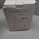 Adjustable Candle Warmer Lamp with Timer - Electric Light Wax Warming Dimmable Flameless Top Melter Heater Melting Heating Height Small Jar Candles Gifts Women Mom Birthday Home Desk Modern Decor (Amber)