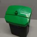 Pooper Scooper Swivel Bin & Rake with 100 Waste Bags, Dog Pooper Scooper with Bag Attachment for Large Medium Small Dogs, Poop Scooper with Lid for Lawn Yard Dog Kennel