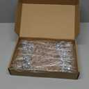 Chengu 24 Sets Disco Party Decorations, 70s Disco Ball Straw, Glitter Mirror Ball and Silver Plastic Straws for 1970s Retro Theme Bachelorette Party Decorations Birthday Supplies