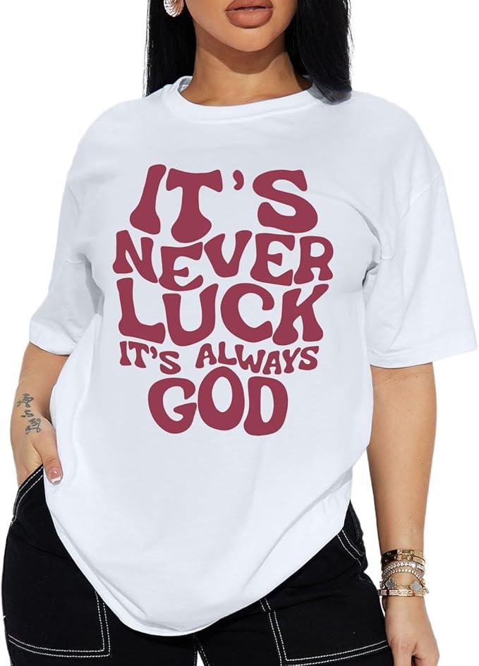 Christian Faith Jesus God Shirts for Women Bible Verse Religious Blessed Shirt Church Short Sleeve Tops Graphic Tee (X-Large, White1)