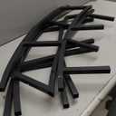 Plant Stand Shelf Rack Indoor with 8 Built in Grow Light, 10 Tiered 65" Tall Black Large Lighted Half Moon Curved Plant Stand for Indoor Growing, 2 Pack Arch Sturdy High Herb Flower Shelving