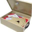 Fire-Retardant Security Box with Keyed Lock