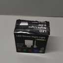 Blue Led Night Light Plug in - 4 Pack Dusk to Dawn Blue Night Light Auto ON Off 0.5W Suitable for Bathroom Hallway Nursery Bedroom Stairs Kitchen Adults Kids Halloween Christmas Decor