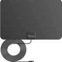 ANTAN Indoor Window HDTV Antenna 35 45 Miles Range Support 8K 4K 1080P UHF VHF view HDTV Channels with Longer 16.5ft Coaxial Cable