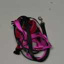 2 Hounds Design Freedom No Pull Dog Harness, Adjustable Harness and Leash Set, Easy Walking & Comfortable Control, Fits Small, Medium & Large Dogs, Solid Colors, Made in USA, 5/8" MD, Raspberry