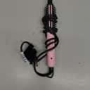 Farery Mini Thermal Brush 3 Temperature Adjustable, 3/4 Inch Travel Curling Iron for Short Hair, Heated Round Brush for Touch ups and Small Curls, Travel Size Curling Wand, Dual Voltage, Pink