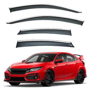 LQQDP 4pcs Window Visors Rain Guards for 2011-2015 Optima