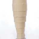 Basic Legpiece, Tan with Compression Sock, BSN Jobst FarrowMed (Regular, Small)