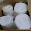 FAPOLITE Outdoor Chaise Lounge Set of 4 (4 White Recliner Cushion) (Cushions ONLY)