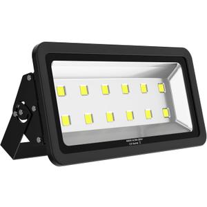 600W Outdoor LED Flood Light, 60000LM Super Bright, 110-285V, IP66 Waterproof, 6000K Daylight White Security Lights,Lighting for Playground Yard Stadium Lawn Ball Park