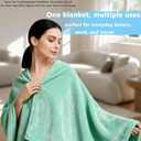 Ponchos for Women, Comfy Wearable Blanket, Gifts for People Who are Always Cold, Winter Shawl for Home, Office, Travel