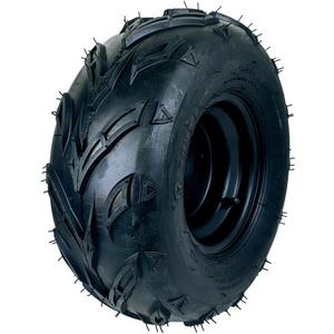 RedCap 16x8-7 Tubeless Tire with Wheel Rim Assembly Front Rear Wheel, 7 x 5" 3 Bolt Rim Spacing 79mm Compatible for Taotao Kandi Redcat Sunl Kazuma 70cc 110cc 125cc Off-Road UTV ATVs Go-Karts - (Left)